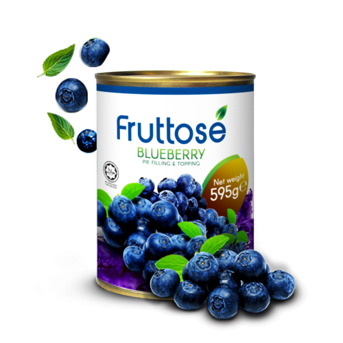 Fruittose Blueberry Pie Filling & Topping 595g