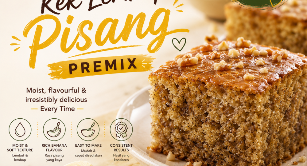 SnF Kek Lembap Pisang